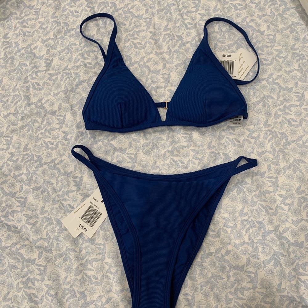 Royal blue L space bikini
